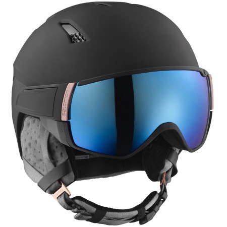 Kask narciarski Salomon Mirage Black czarny Black(PantoneTapShoe)