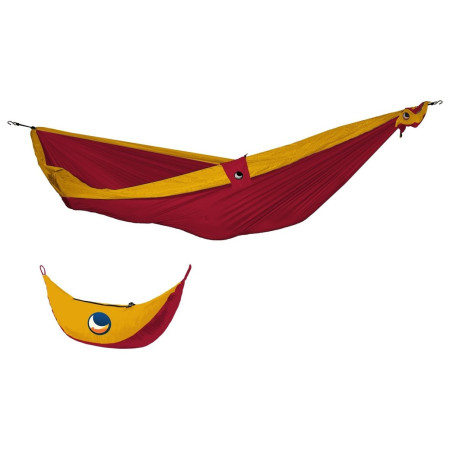 Hamak Ticket to the moon King Size Hammock czerwony/żółty Burgundy/DarkYellow