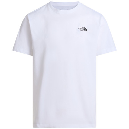 Koszulka męska The North Face M Mountain Sketch Regular Short Sleeve biały TNF WHITE