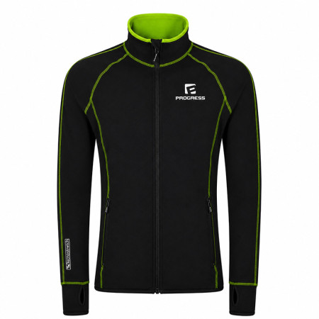 Bluza męska Progress Torez czarny/żółty černá/limetka