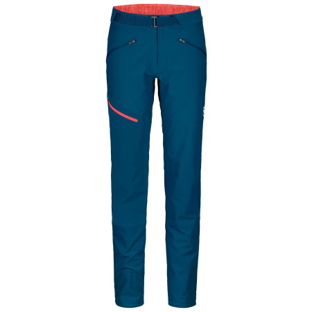 Spodnie damskie Ortovox W's Brenta Pants niebieski Petrol Blue