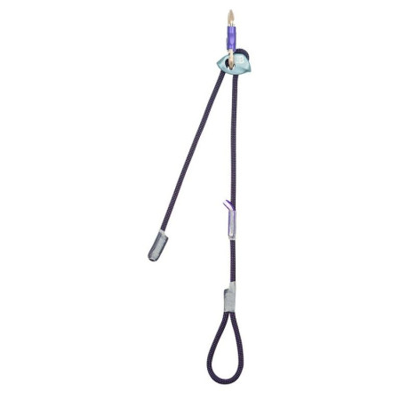 Lonża regulowana Beal Expresso fit niebieski MATT BLUE