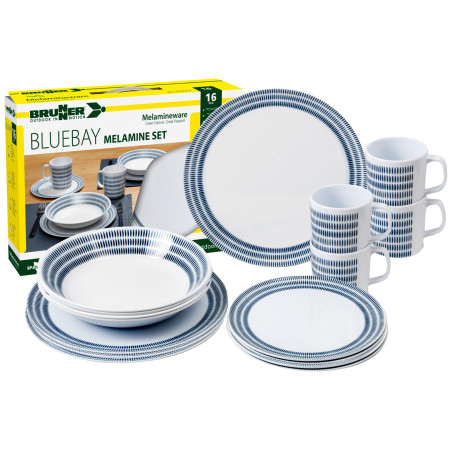 Zestaw jadalny Brunner Melamine Set Bluebay