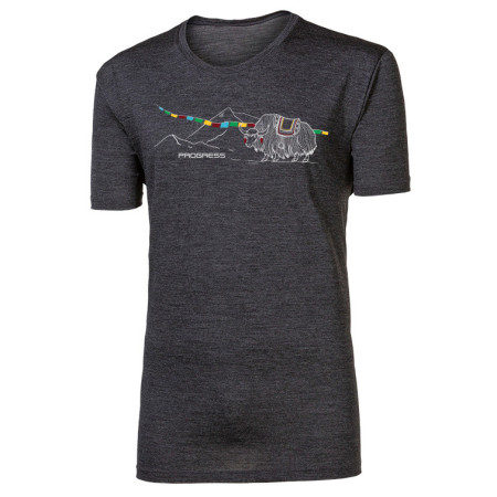 Męska koszulka Progress Hrutur Yak szary šedý melír