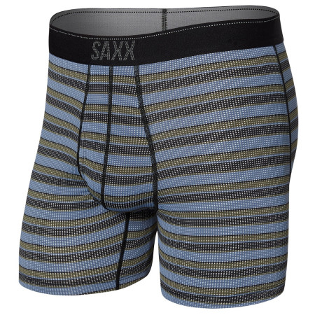 Bokserki Saxx Quest Quick Dry Mesh Boxer Brief Fly Solar zarys solar stripe-twilight