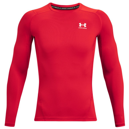 Męska koszulka Under Armour HG Armour Comp LS czerwony RED
