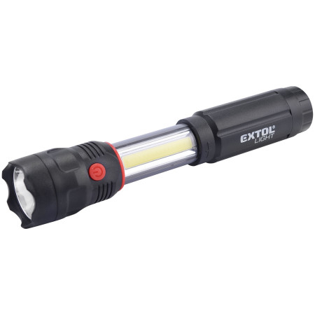 Latarka Extol 100lm, CREE + 150lm, COB
