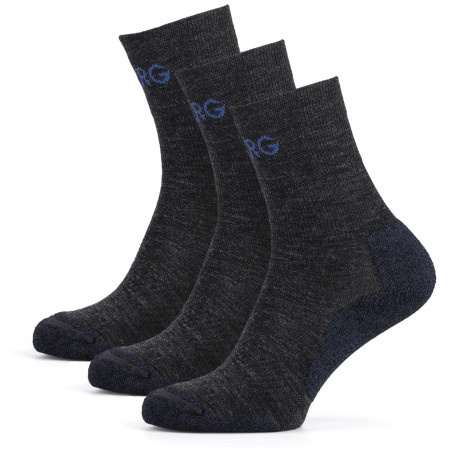 Skarpety męskie Warg Trek Merino 3-pack szary/niebieski