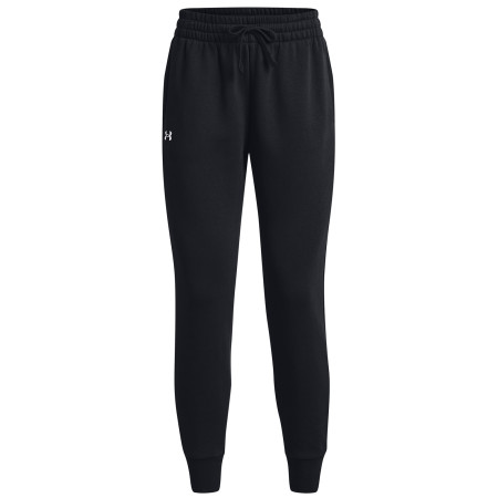 Damskie spodnie dresowe Under Armour Rival Fleece Jogger czarny Black / / White