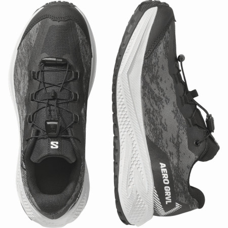 Buty dziecięce Salomon Aero Grvl Wp J Black-White-Black