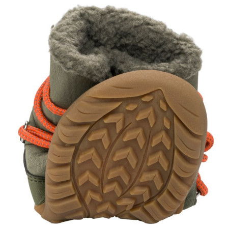 Dziecięce buty zimowe Viking Outdoor Footwear Birch Barefoot Warm WP Pull-on Olive