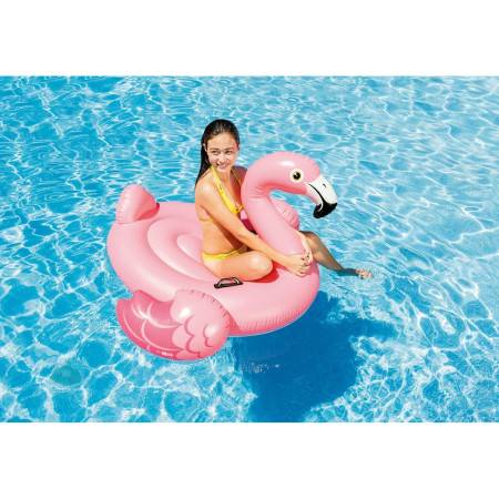 Nadmuchiwany flaming Intex Pink Flamingo Ride-On