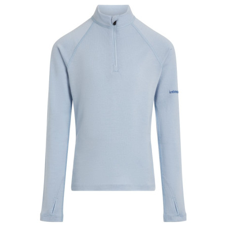 Dziecięca koszulka Icebreaker K 260 Tech LS Half Zip jasnoniebieski Zinc Blue