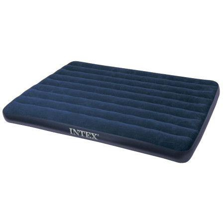 Dmuchany materac Intex King Classic Downy Airbed niebieski
