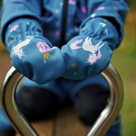 Zimowe łapawice dla dzieci WAMU Jednorožci