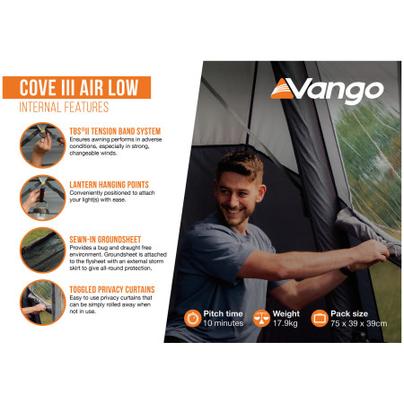 Przedsionek Vango Cove III Air Low
