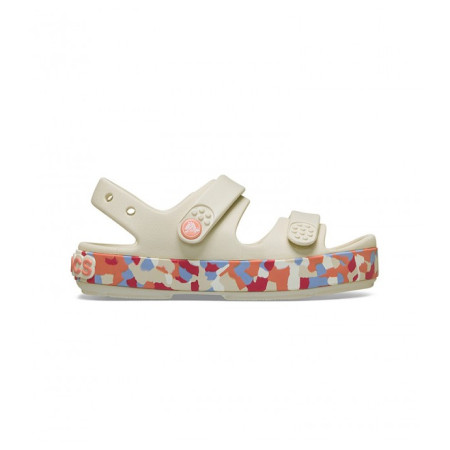 Sandały dziecięce Crocs Crocband Cruiser Glow Confetti Band Sandal Summit White/Guava