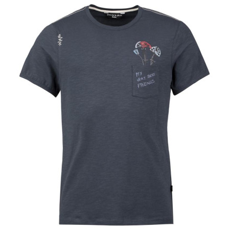 Koszulka męska Chillaz Pocket Friends ciemnoniebieski dark blue