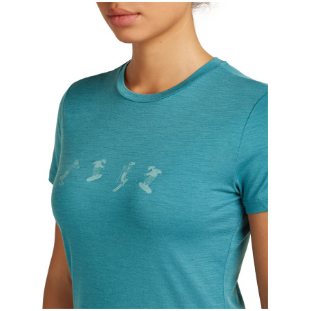 Koszulka damska Icebreaker Women Merino 150 Tech Lite SS Tee Snow Day