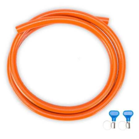 Rurka Gimeg Plynová hadice 5 m se svorkami pomarańczowy orange
