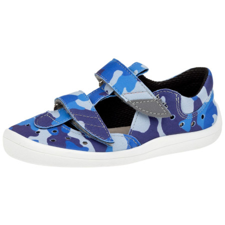 Buty dziecięce Beda Military Blue niebieski blue (modrá)