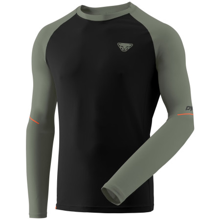 Koszulka męska Dynafit Alpine Pro M L/S Tee czarny/zielony 0913 - black out SAGE/5290