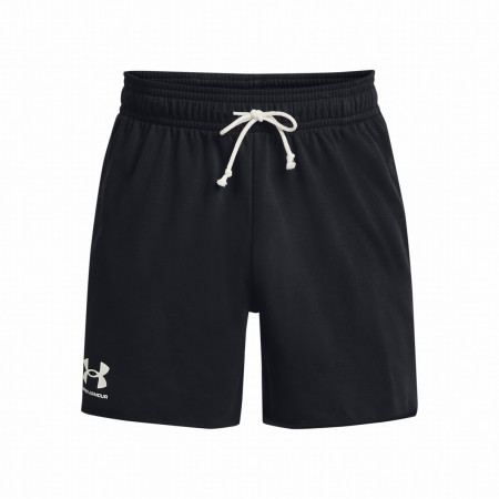 Spodenki męskie Under Armour Rival Terry 6in Short czarny Black
