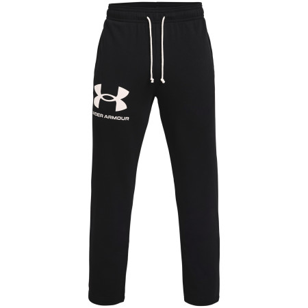 Spodnie męskie Under Armour Rival Terry Pant czarny Black / / Onyx White
