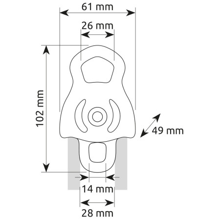 Bloczek z blokadą Camp Dryad