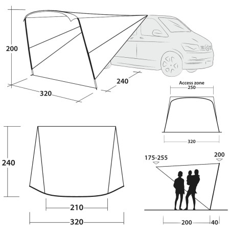 Wiata Outwell Touring Canopy