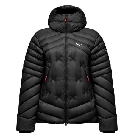 Damska kurtka puchowa Salewa Ortles Med 4 Rds Dwn Jkt W czarny black out