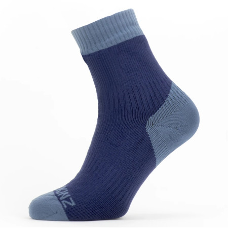 Wodoodporne skarpety SealSkinz WP Warm Weather Ankle Lenght szary/czarny Black/Grey