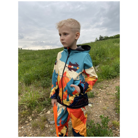 Dziecięca kurtka softshellowa WAMU Mountain Bike