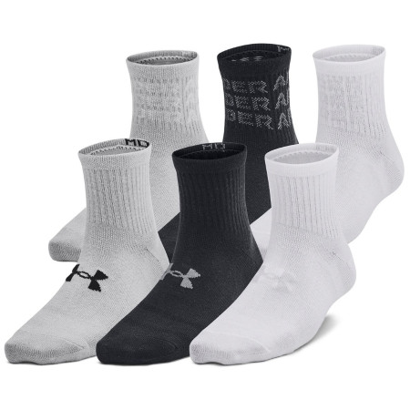 Skarpety dziecięce Under Armour Yth UA Essential 6Pk Qtr Black