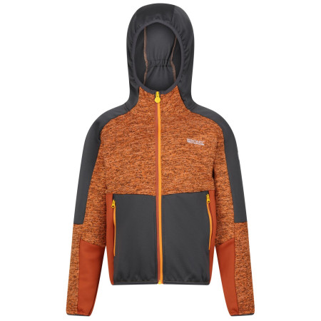 Bluza dziecięca Regatta Dissolver VII pomarańczowy Orange Pepper/Seal Grey