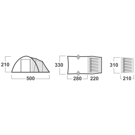 Namiot rodzinny Husky Boston 5