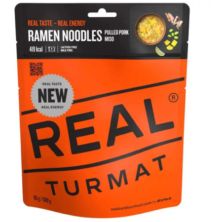 Suszona żywność Real Turmat Ramen z makaronem (Ramen Noodles with Pork)