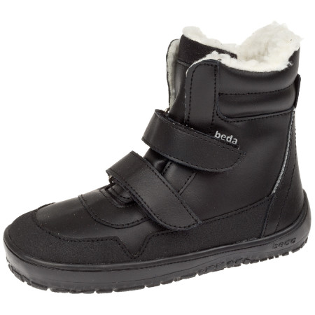 Buty barefoot dziecięce Beda Just Black Black czarny Black