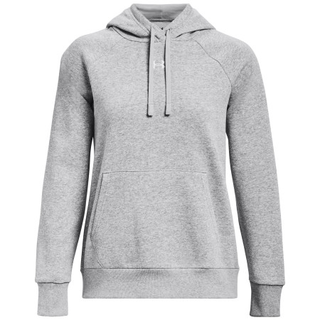 Bluza damska Under Armour Rival Fleece Hoodie szary Mod Gray Light Heather / / White