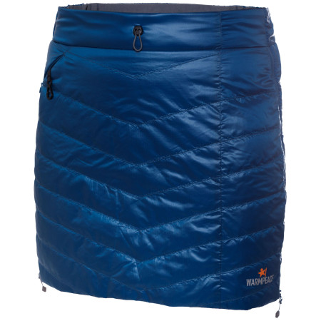 Spódnica zimowa Warmpeace Shee niebieski Petrol/DarkGray