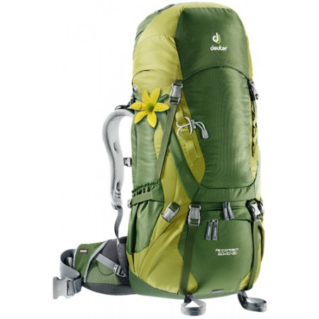 Plecak damski Deuter Aircontact 50+10 SL (2018) zielony