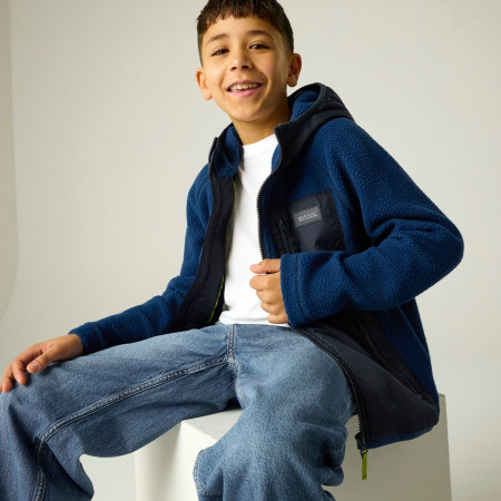 Bluza dziecięca Regatta Munro Hybrid Jacket AviBlueNavy