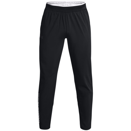 Spodnie męskie Under Armour STORM Run Pant czarny Black / White / Reflective