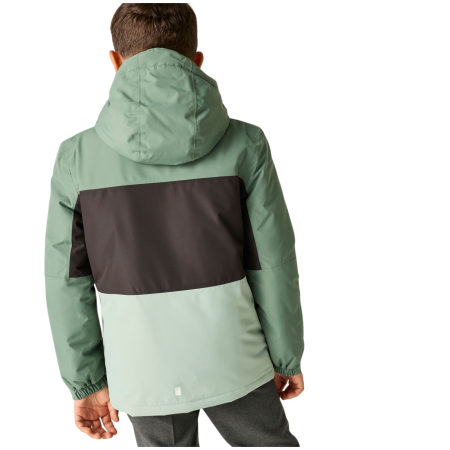 Dziecięca kurtka zimowa Regatta Beamz Dark Forest/Glacier Green