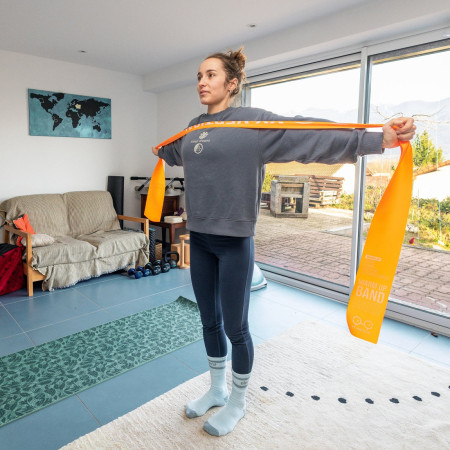 Guma do ćwiczeń YY VERTICAL Warm Up Band Blue Medium