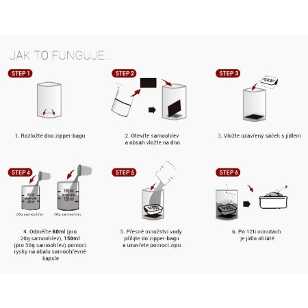 Torba do podgrzewania żywności Adventure Menu Zipper-bag