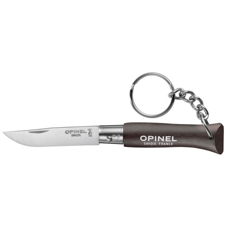 Breloczek do kluczy Opinel N°04 Inox brązowy brown