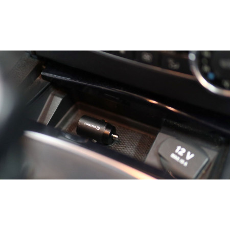 Przejściówka do gniazda samochodowego Swissten Car Charger 30W