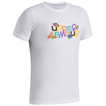 Dziecięca koszulka Under Armour UA B Patch Pack Wm SS White