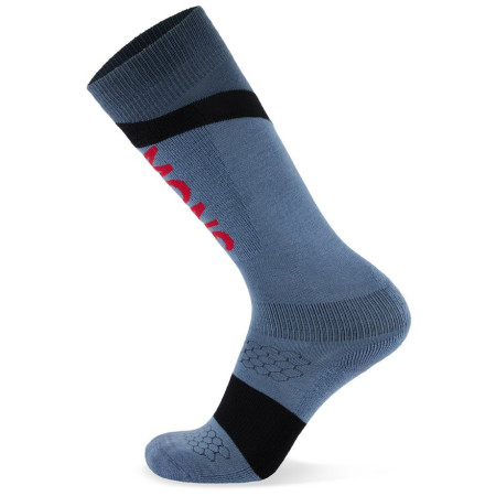 Skarpetki Mons Royale Ultra Cushion Merino Snow Sock niebieski/czarny Blue Slate / Black